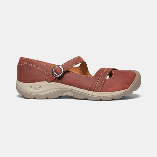 Magasin Chaussures Keen | Mary Jane Keen Presidio II Cross Strap Femme Marron (FRE039124)